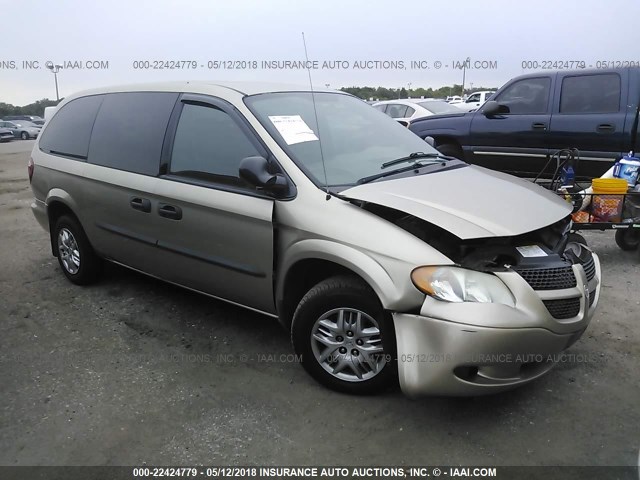 1D4GP24R44B549695 - 2004 DODGE GRAND CARAVAN SE BEIGE photo 1