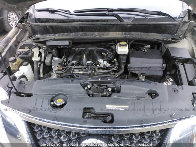 5N1AR2MM1DC608130 - 2013 NISSAN PATHFINDER S/SV/SL/PLATINUM 灰色 照片 10