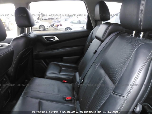 5N1AR2MM1DC608130 - 2013 NISSAN PATHFINDER S/SV/SL/PLATINUM 灰色 照片 8