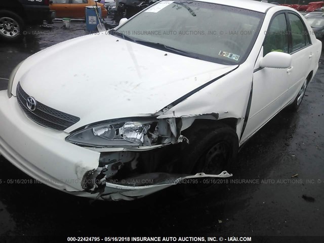4T1BE32K33U235771 - 2003 TOYOTA CAMRY LE/XLE/SE თეთრი ფოტო 6
