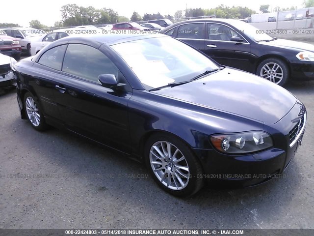 YV1MC68217J015316 - 2007 VOLVO C70 T5 BLACK photo 1