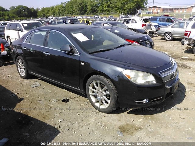 1G1ZK57768F212937 - 2008 CHEVROLET MALIBU LTZ 黑色 照片 1