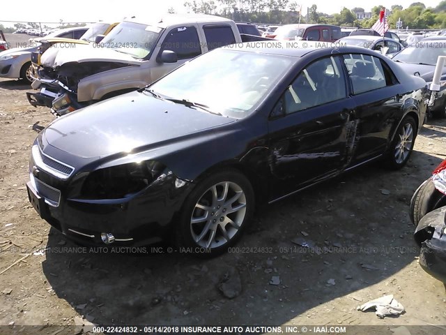 1G1ZK57768F212937 - 2008 CHEVROLET MALIBU LTZ 黑色 照片 2