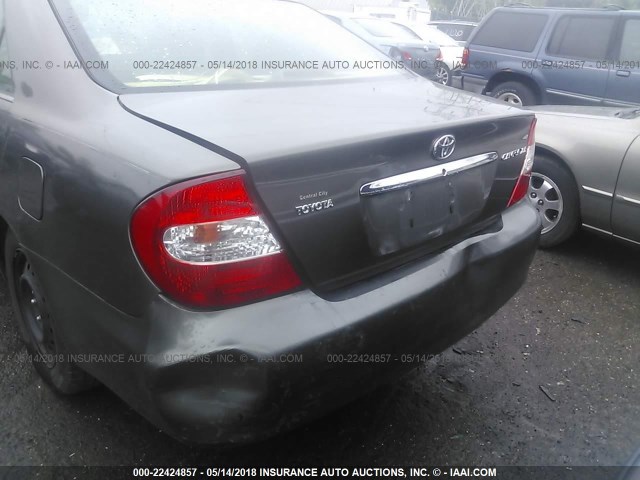 4T1BE30K83U691977 - 2003 TOYOTA CAMRY LE/XLE/SE ნაცრისფერი ფოტო 6