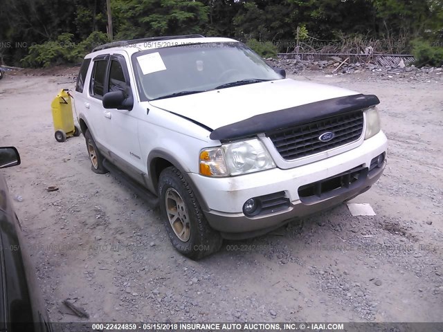 1FMZU74E72UB22887 - 2002 FORD EXPLORER EDDIE BAUER WHITE photo 1