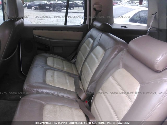 1FMZU74E72UB22887 - 2002 FORD EXPLORER EDDIE BAUER WHITE photo 8