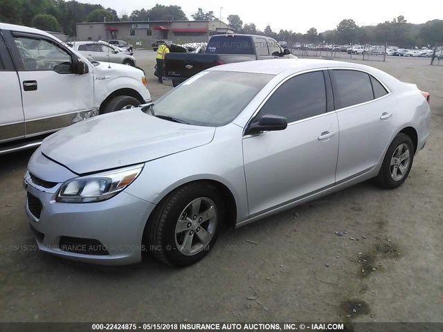 1G11B5SL6FF133153 - 2015 CHEVROLET MALIBU LS SILVER photo 2