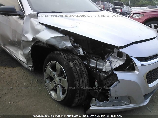1G11B5SL6FF133153 - 2015 CHEVROLET MALIBU LS SILVER photo 6