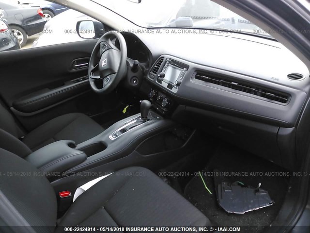 3CZRU6H37GM752874 - 2016 HONDA HR-V LX GRAY photo 5