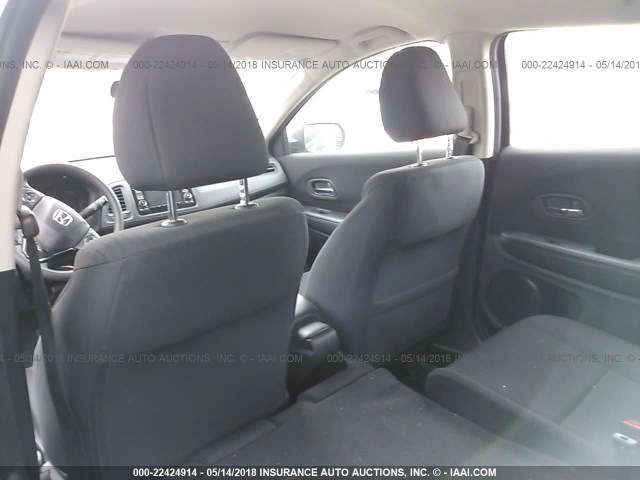 3CZRU6H37GM752874 - 2016 HONDA HR-V LX GRAY photo 8