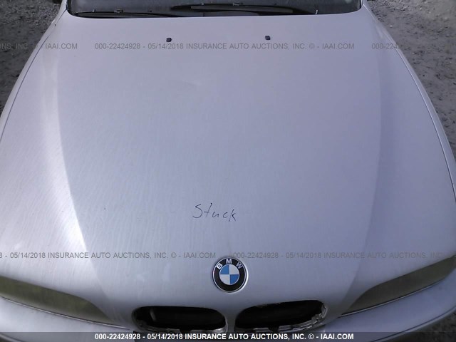 WBADN63491GM73356 - 2001 BMW 540 I AUTOMATIC SILVER photo 10