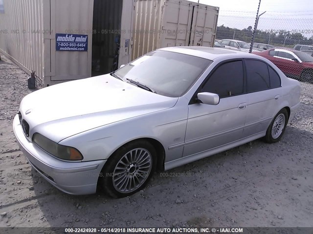 WBADN63491GM73356 - 2001 BMW 540 I AUTOMATIC SILVER photo 2