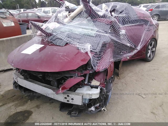 JTHBK262X72055642 - 2007 LEXUS IS 250 RED photo 2