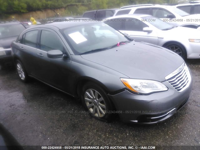 1C3CCBBB7CN189255 - 2012 CHRYSLER 200 TOURING GRAY photo 1