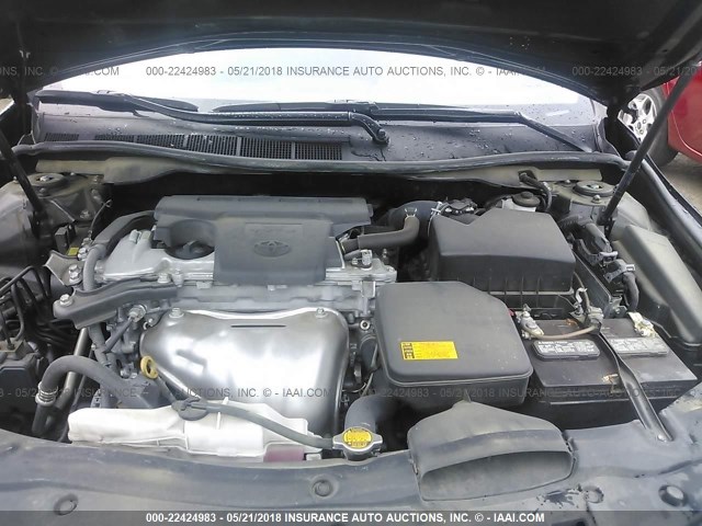 4T1BF1FKXFU071550 - 2015 TOYOTA CAMRY LE/XLE/SE/XSE BLACK photo 10