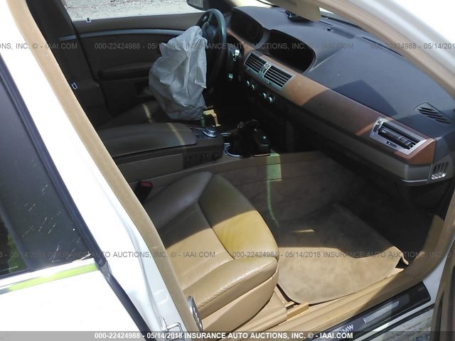 WBAHL835X7DT09460 - 2007 BMW 750 I WHITE photo 5