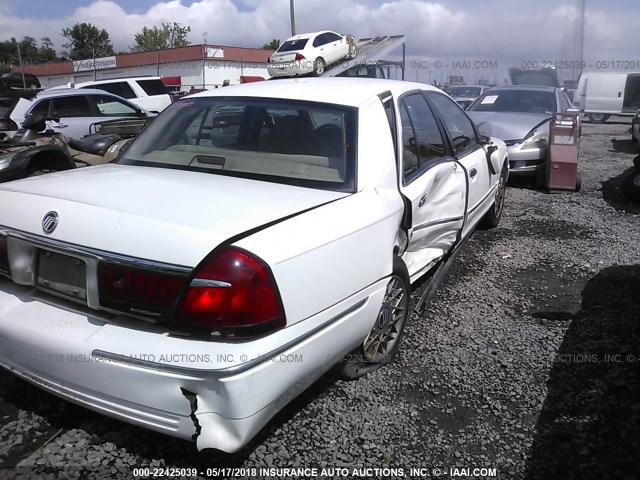 2MEFM74W72X650310 - 2002 MERCURY GRAND MARQUIS GS WHITE photo 6