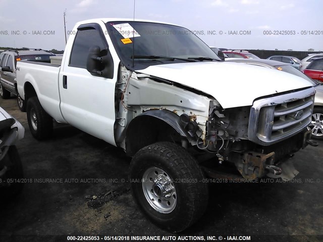 1FTSF31L6YEA35352 - 2000 FORD F350 SRW SUPER DUTY WHITE photo 1