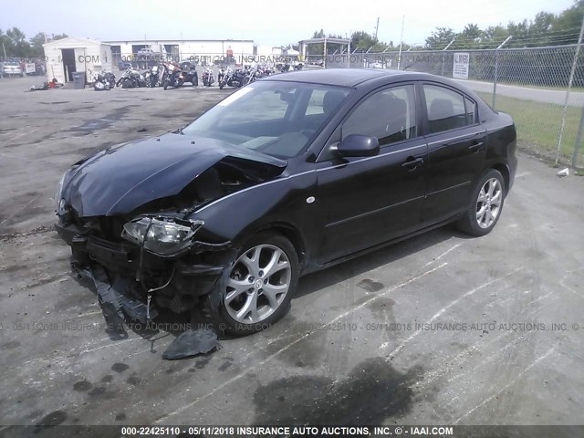 JM1BK32F391214087 - 2009 MAZDA 3 I BLACK photo 2