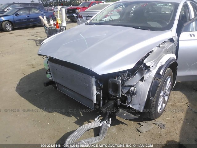 3FA6P0LU8HR414701 - 2017 FORD FUSION SE HYBRID 银色 照片 6