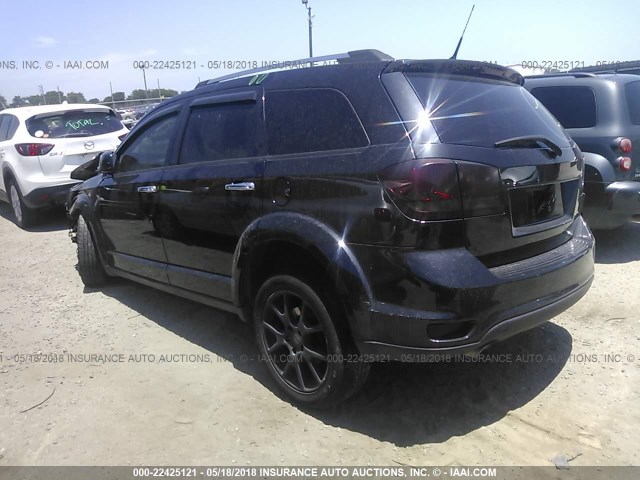 3D4PG3FG6BT532801 - 2011 DODGE JOURNEY CREW BLACK photo 3