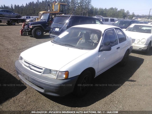 JT2EL46S2P0355834 - 1993 TOYOTA TERCEL STD WHITE photo 2