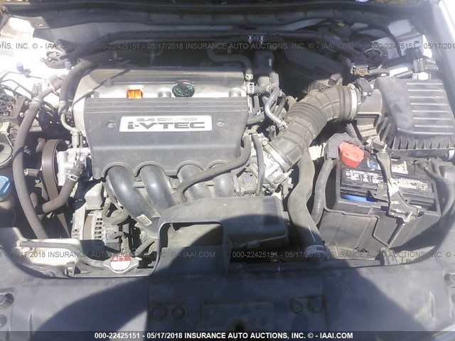 1HGCP26819A033244 - 2009 HONDA ACCORD EXL WHITE photo 10