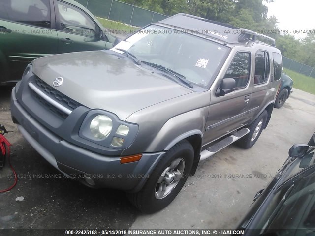 5N1ED28Y44C644598 - 2004 NISSAN XTERRA XE/SE GRAY photo 2