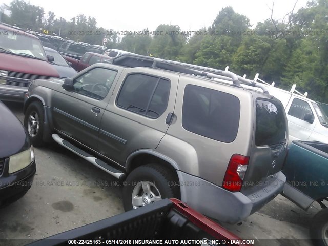 5N1ED28Y44C644598 - 2004 NISSAN XTERRA XE/SE GRAY photo 3