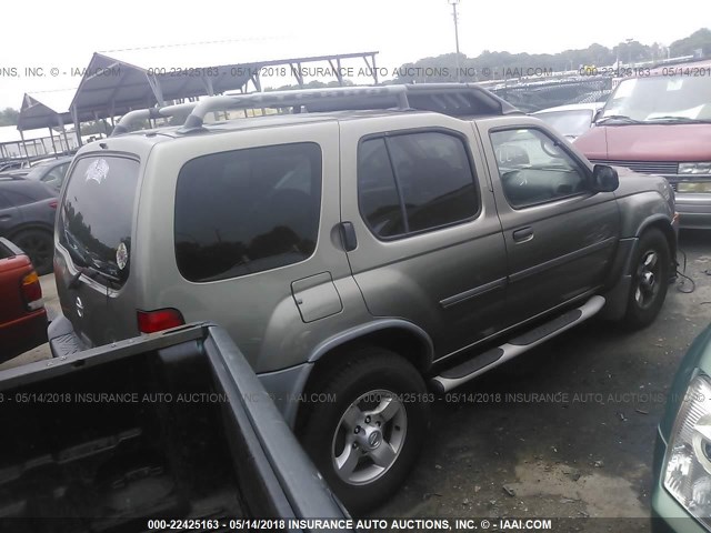 5N1ED28Y44C644598 - 2004 NISSAN XTERRA XE/SE GRAY photo 4