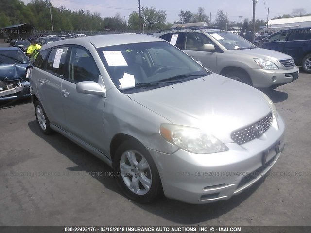2T1LR32E14C191100 - 2004 TOYOTA COROLLA MATRIX XR SILVER photo 1