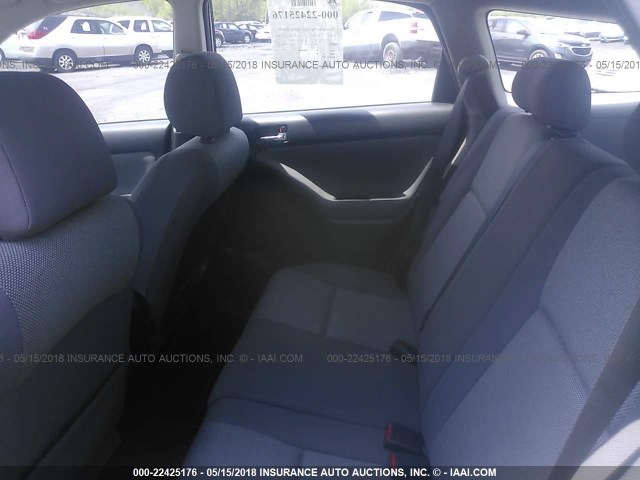 2T1LR32E14C191100 - 2004 TOYOTA COROLLA MATRIX XR SILVER photo 8