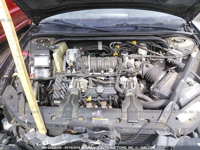 2G1WX15K229358370 - 2002 CHEVROLET MONTE CARLO SS შავი ფოტო 10