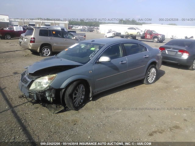 1G8ZV57758F151220 - 2008 SATURN AURA XR Pewter photo 2