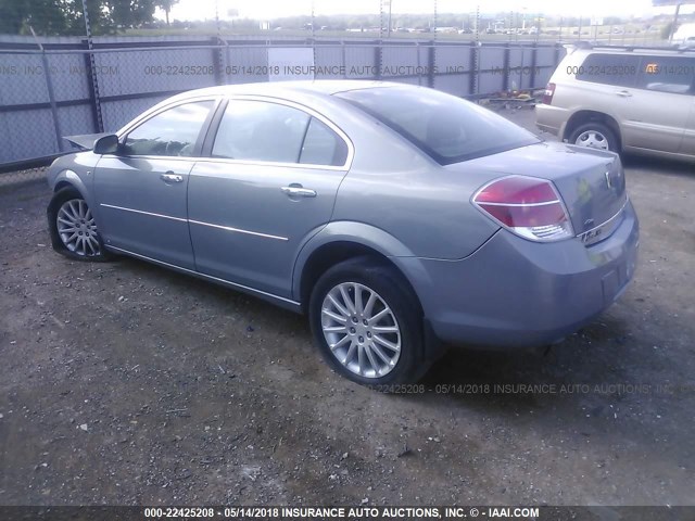 1G8ZV57758F151220 - 2008 SATURN AURA XR Pewter photo 3