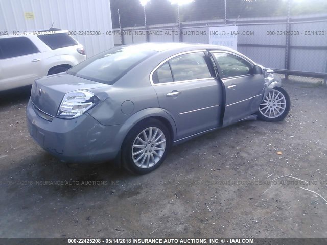 1G8ZV57758F151220 - 2008 SATURN AURA XR Pewter photo 4