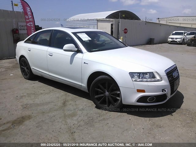 WAUKGAFB0BN064366 - 2011 AUDI A6 PRESTIGE თეთრი ფოტო 1