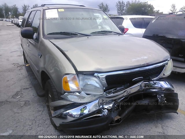 1FMRU15W12LA20575 - 2002 FORD EXPEDITION XLT 金色 照片 6