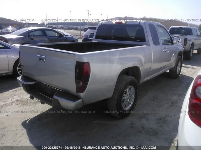 1GCJTCFE5B8116279 - 2011 CHEVROLET COLORADO LT SILVER photo 4