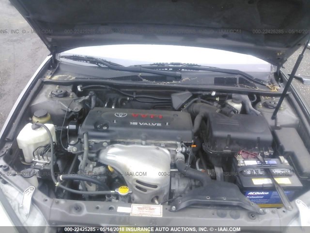 4T1BE30K44U876268 - 2004 TOYOTA CAMRY LE/XLE/SE GRAY photo 10