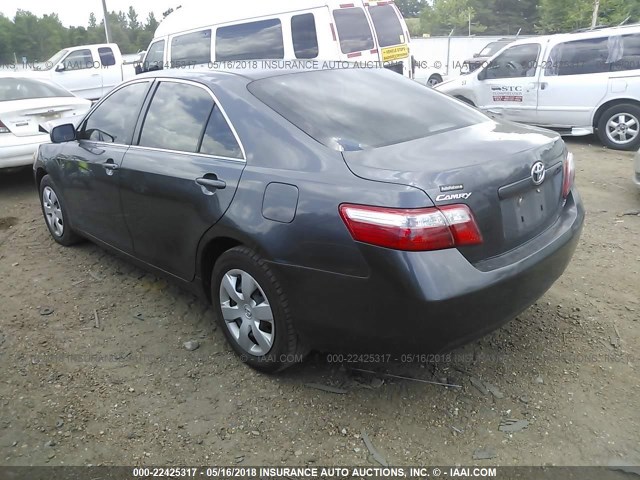 4T1BE46K08U224850 - 2008 TOYOTA CAMRY CE/LE/XLE/SE GRAY photo 3
