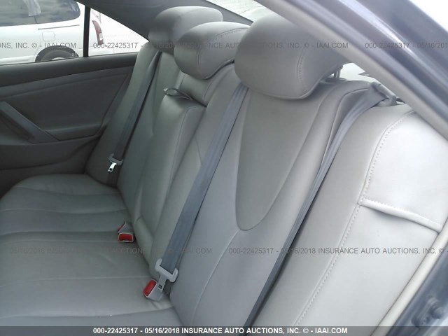 4T1BE46K08U224850 - 2008 TOYOTA CAMRY CE/LE/XLE/SE GRAY photo 8