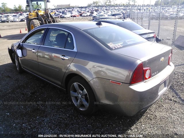 1G1ZC5E08CF207976 - 2012 CHEVROLET MALIBU 1LT 棕色 照片 3