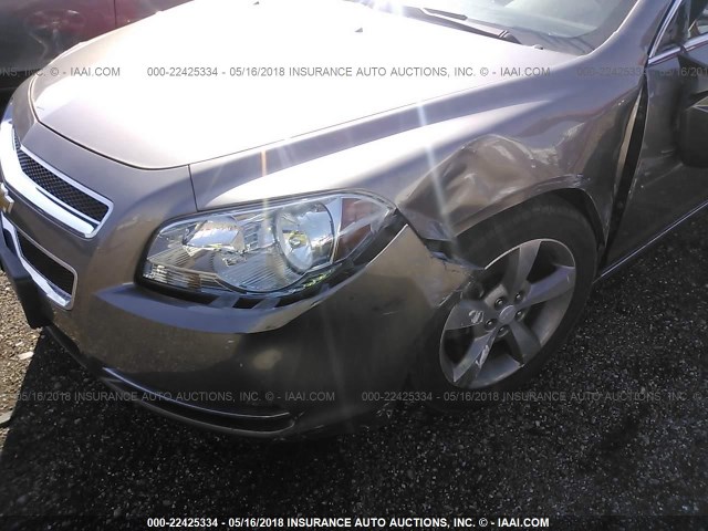 1G1ZC5E08CF207976 - 2012 CHEVROLET MALIBU 1LT 棕色 照片 6
