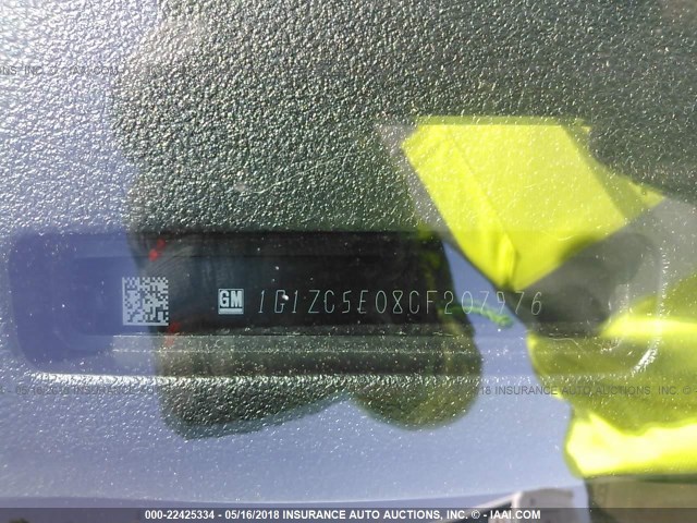 1G1ZC5E08CF207976 - 2012 CHEVROLET MALIBU 1LT 棕色 照片 9