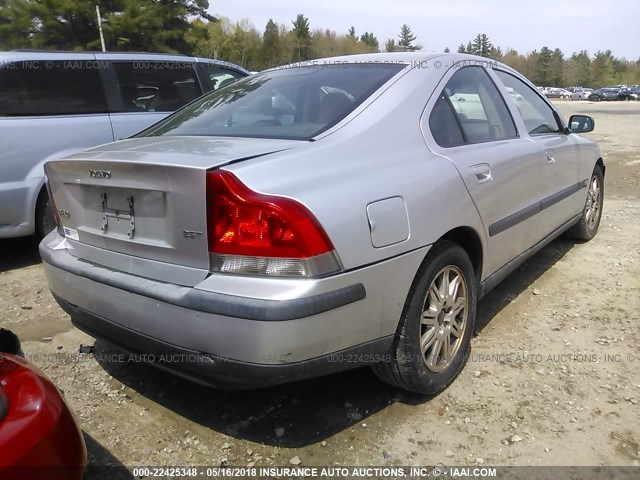 YV1RS59VX42337728 - 2004 VOLVO S60 2.5T SILVER photo 4