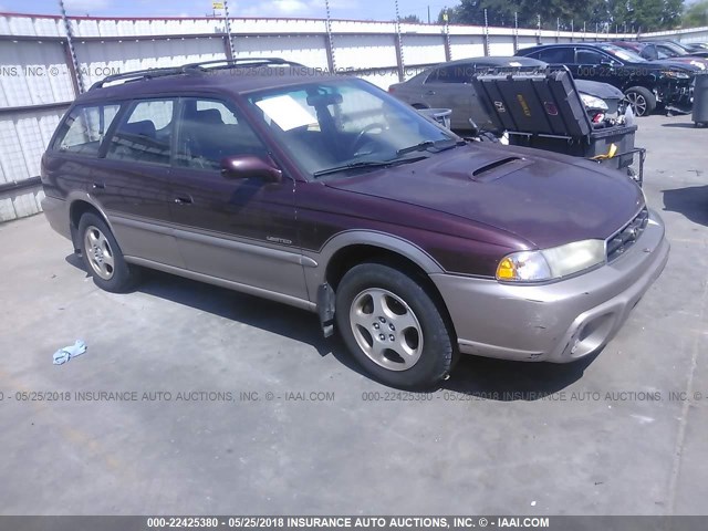 4S3BG6856X7605925 - 1999 SUBARU LEGACY OUTBACK/SSV/LIMITED/30TH MAROON photo 1