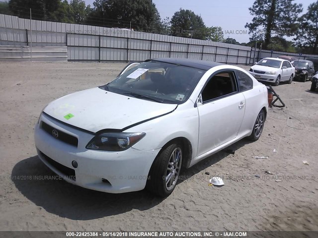 JTKDE167X60143648 - 2006 TOYOTA SCION TC 白色 照片 2