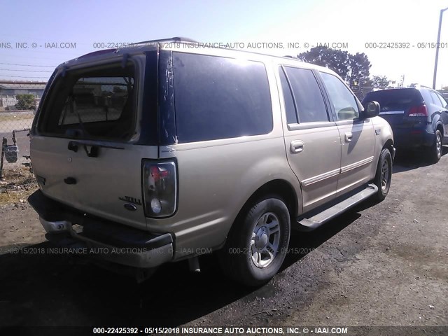 1FMRU15L8YLB49153 - 2000 FORD EXPEDITION XLT თაფლისფერი ფოტო 4