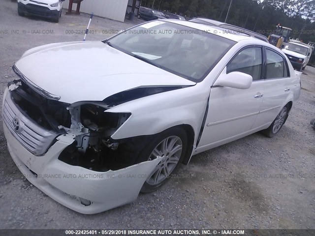 4T1BK3DBXAU359636 - 2010 TOYOTA AVALON XL/XLS/LIMITED WHITE photo 2